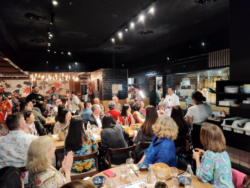 Dinner at Chefs Gallery Chatswood with Martin Yan